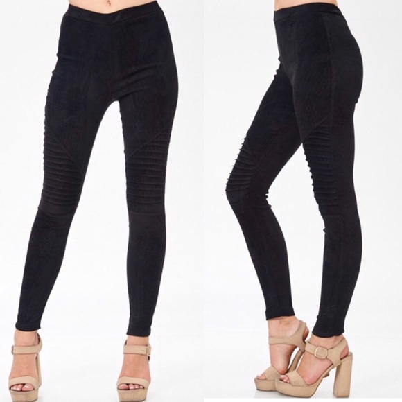 ❤️Italian suede moto leggings - Picture 7 of 8